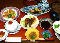 民宿 えのぐ箱の食事