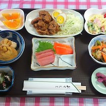 民宿ふくろうの食事