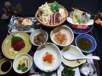 加登屋旅館の料理