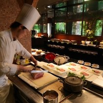 定山渓鶴雅リゾートスパ森の謌の食事