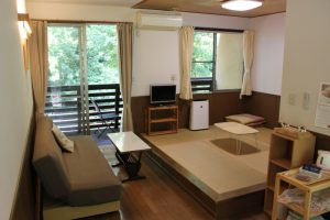 あしあとの杜のぺットと泊まれる部屋